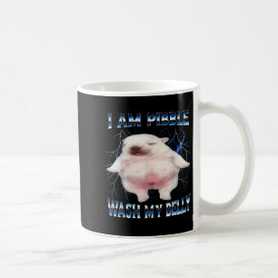 Caneca De Café Eu Posso Lavar Minha Barriga Cachorro Engraçado Li