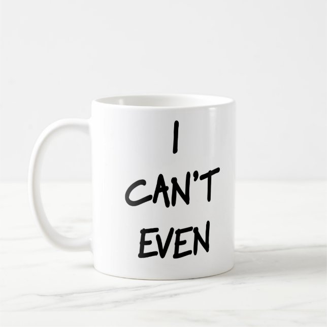 Caneca De Café Eu posso nem sequer agredir (Esquerda)