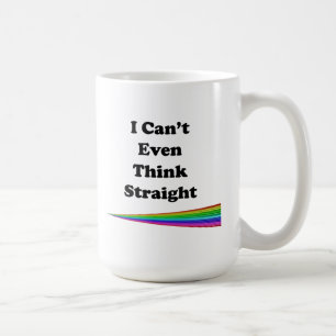 Caneca De Café Eu posso nem sequer pensar o hetero
