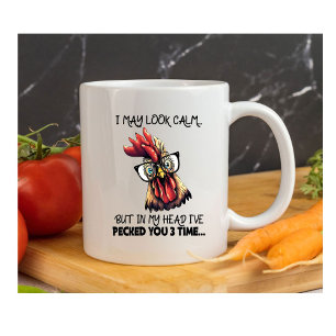 Caneca De Café "Eu posso parecer calmo"