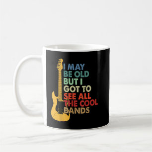Caneca De Café Eu Posso Ser Camisa Velha Amantes de Guitarra Toca