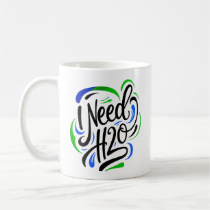 Caneca De Café Eu preciso de script H2O