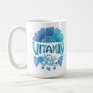 Caneca De Café Eu preciso do Mar de Vitamina: A Ligação do Oceano