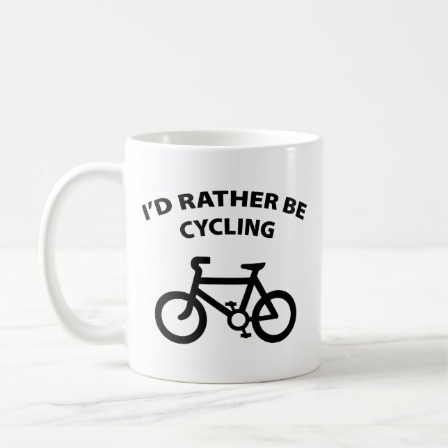 Caneca De Café Eu Preferencialmente De Estar Pedalando Mug De Caf (Esquerda)