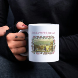 Caneca De Café Eu preferencialmente em Pembely Jane Austen Vintag