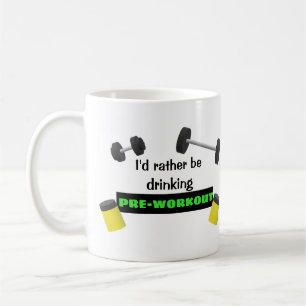 Caneca De Café Eu preferencialmente estaria bebendo o Gym