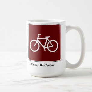 Caneca De Café Eu preferencialmente estaria dando um ciclo a
