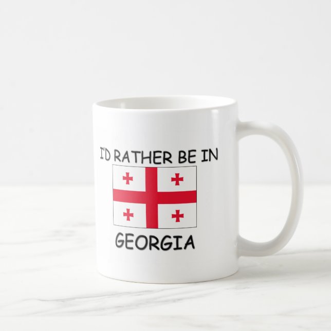 Caneca De Café Eu preferencialmente estaria em Geórgia (Direita)