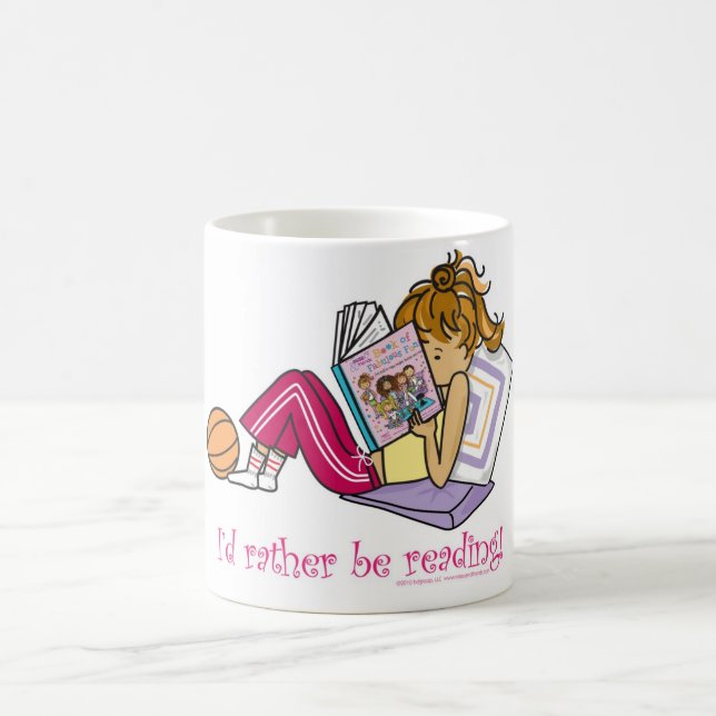 Caneca De Café eu preferencialmente estaria lendo (Centro)