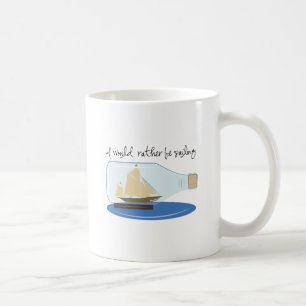 Caneca De Café Eu preferencialmente estaria navegando