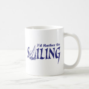 Caneca De Café Eu preferencialmente estaria navegando