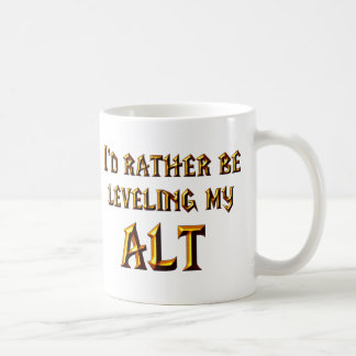 Caneca De Café Eu preferencialmente estaria nivelando meu Alt