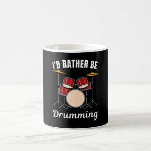 Caneca De Café Eu preferencialmente no meu trabalho, baterista di