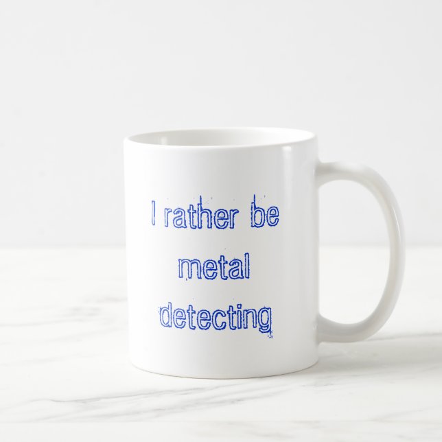 Caneca De Café Eu preferencialmente seja detecção do metal (Direita)