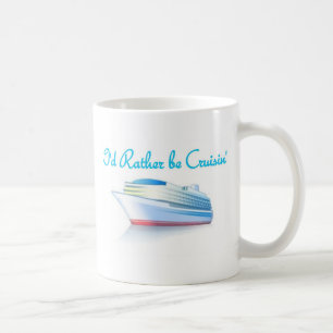 Caneca De Café Eu preferencialmente seria Cruisin
