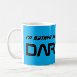 Caneca De Café Eu Preferiria Estar Jogando Dardos Jogador de Dard