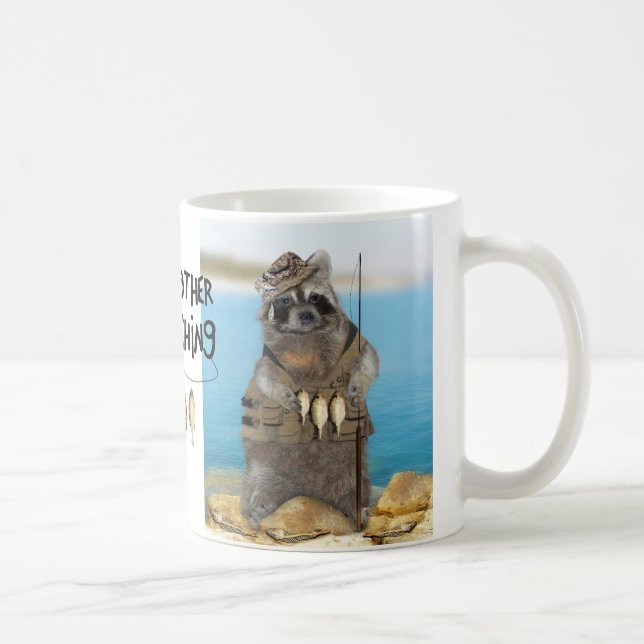 Caneca De Café Eu Preferiria Estar Pescando (Direita)
