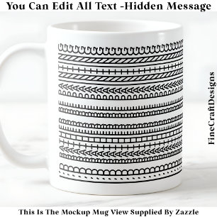 Caneca De Café Eu Preferiria Estar Pintando Mensagem Oculta 088 D