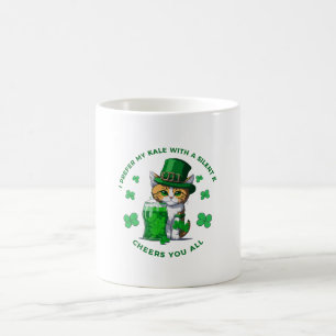 Caneca De Café Eu Prefiro Meu Kale Com Um K Silencioso Amante de 
