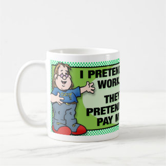 Caneca De Café Eu Pretendo Trabalhar