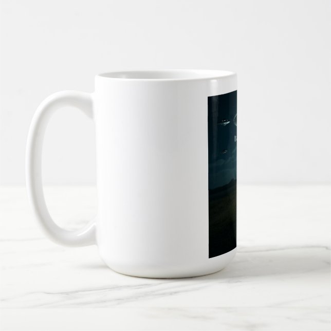 Caneca De Café Eu quero acreditar (Esquerda)