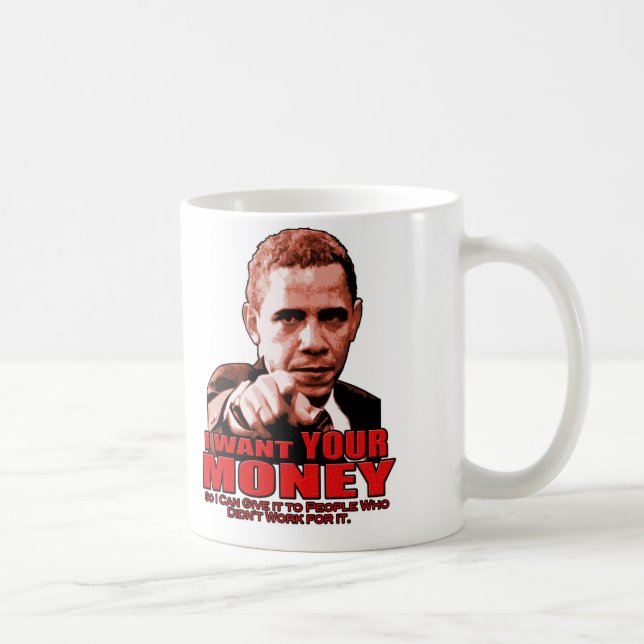 Caneca De Café Eu quero SEU DINHEIRO (Direita)
