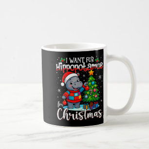 Caneca De Café Eu Quero Um Natal Hiptamus Amante De Hip Christmas