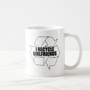 Caneca De Café Eu reciclo namoradas