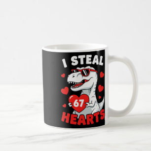 Caneca De Café Eu Roubo 67 Corações Engraçado 67 Dia dos Namorado