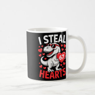 Caneca De Café Eu Roubo 67 Corações Engraçado 67 Dia dos Namorado