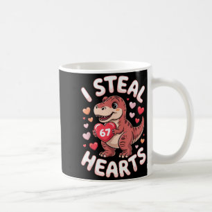 Caneca De Café Eu Roubo Corações 67 Dia dos Namorados 67 Meme 6 7