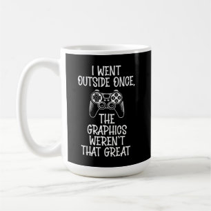 Caneca De Café Eu Saí Lá Fora - Gamer Divertido