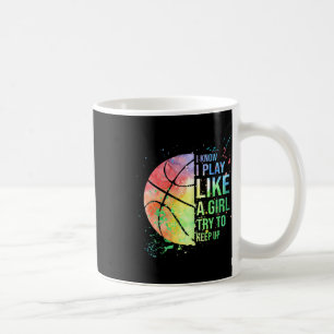 Caneca De Café Eu Sei Que Eu Brinco Como Uma Garota Tentando Cont