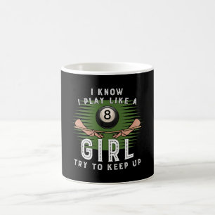 Caneca De Café Eu Sei Que Eu Jogo Como Uma Garota Tente Acompanha