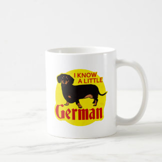 Caneca De Café Eu sei um pouco alemão