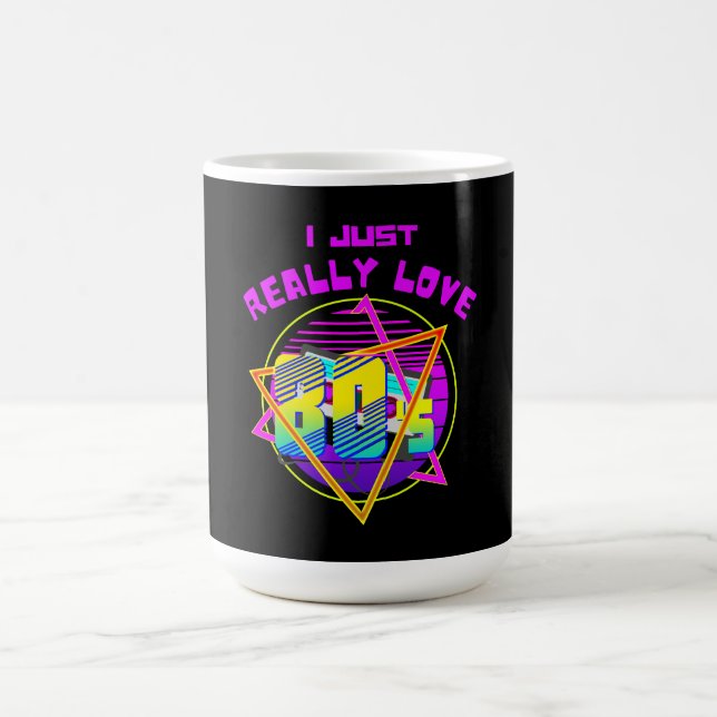 CANECA DE CAFÉ EU SIMPLESMENTE AMO OS ANOS 80 (Centro)