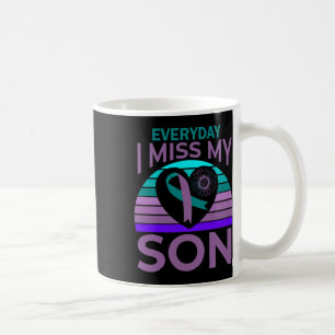 Caneca De Café Eu Sinto Falta Do Meu Filho Coração Sensação De Su