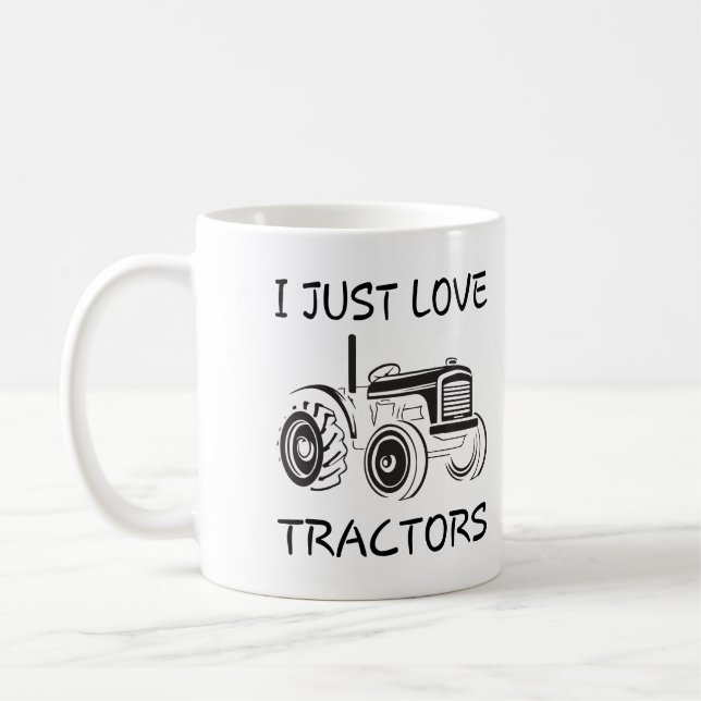 Caneca De Café Eu Só Adoro Tratores (Esquerda)