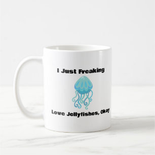Caneca De Café Eu Só Apanhei Jellyfishes De Amor, Ok Coffee Mug
