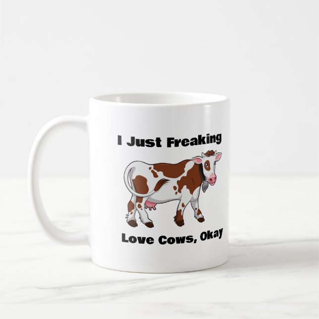 Caneca De Café Eu Só Apanhei Vacas De Amor, Ok Coffee Mug (Esquerda)