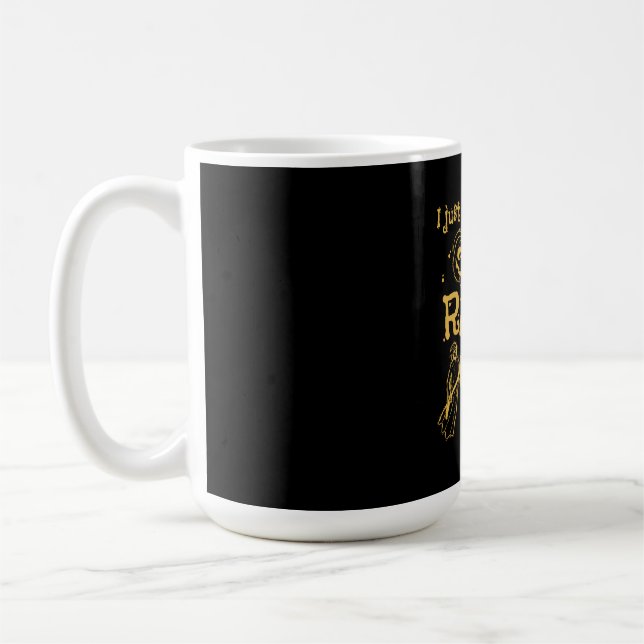 Caneca De Café Eu Só Quero Pet Rabbit E Halloween (Esquerda)