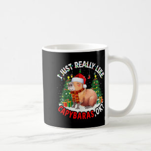 Caneca De Café Eu Só Realmente Gosto de Capivaras Ok Capivara Ani