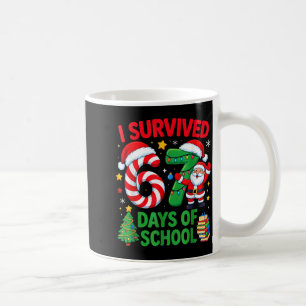 Caneca De Café Eu Sobrevivi 67 Dias De Escola Chiclete De Natal 