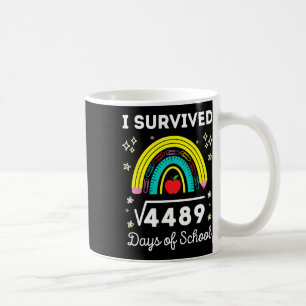 Caneca De Café Eu Sobrevivi 67 Dias De Escola Estudante Praça Ful