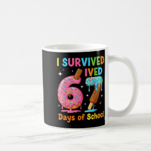 Caneca De Café Eu Sobrevivi 67 Dias De Escola Piada Meme Professo