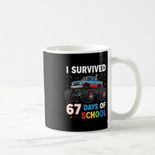 Caneca De Café Eu Sobrevivi 67 Dias De Escola Seis Sete Meme Para