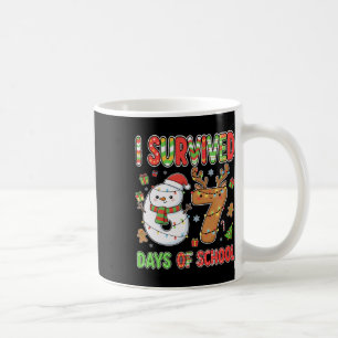 Caneca De Café Eu Sobrevivi 67 Dias De Natal Escolar Meme Engraça