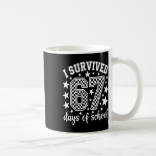 Caneca De Café Eu Sobrevivi 67 Dias De Professores Alunos _10