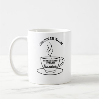 Caneca De Café Eu sobrevivi à linha de chai em Chicago Shareef Ij