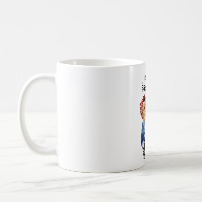 Caneca De Café Eu Sobrevivi à Quarentena de Coronavírus (Esquerda)